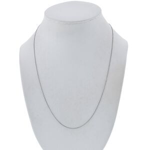 Estate RL Sterling Silver 925 1.0mm Curb Link Chain Necklace 19.5"